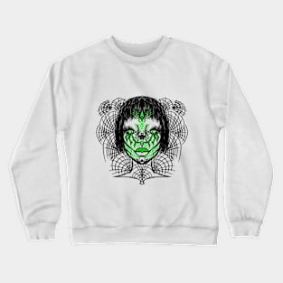 Halloween girl spider Crewneck Sweatshirt